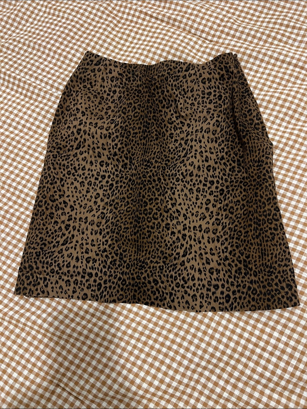 Leopard Print A-Line Women’s Skirt - Brown/Black